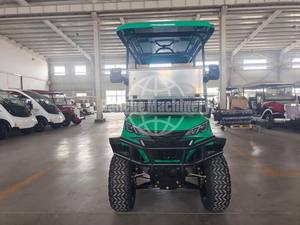 4 Wheel AWD Electric Scooter Car with Rear Camera and Metal Roof Rack <b>2</b> <b>Passenger</b> Mini Electric Vehicle for Adults - Product Image 3