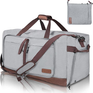 Muestra Gratuita de Bolsa Deportiva Grande Personalizada con Bolsillos con Cremallera y Forro de Poliéster, Plegable, Estilo Deportivo, para Viajes - Product Image 1