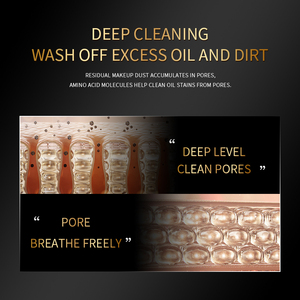 Tùy chỉnh OEM/ODM nam giới và phụ nữ của sữa rửa mặt, làm sạch sâu, lỗ chân lông thu hẹp lại, giữ ẩm và dưỡng ẩm Sữa rửa mặt - Product Image 3