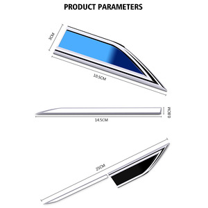 <span class=keywords><strong>Adesivo</strong></span> Metallico Personalizzato con Logo per Parafango Auto, Design Gratuito per Toyota, Mazda, Infiniti, <span class=keywords><strong>Volkswagen</strong></span> - Product Image 3