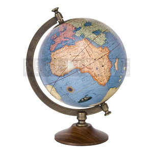 Globo clásico antiguo Mar Azul Educación Recursos didácticos Geografía Globo Geografía Educativo Niños Adultos Escuela Oficina en casa - Product Image 1