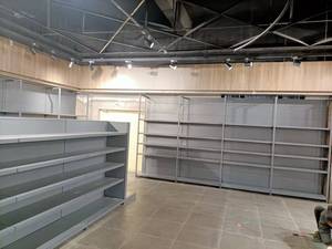 Özelleştirilmiş metalik hafif hizmet tek taraflı eczane süpermarket rafları gondol rafları - Product Image 3
