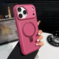 Coque antichoc magnétique pour iPhone avec support d'affichage unique et dissipation thermique