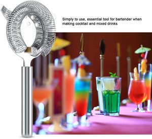 Wholesale Two Prong <b>Bar</b> Tool Stainless Steel <b>Drink</b> Cocktail Strainer for Professional Bartender Mixologist - Product Image 2