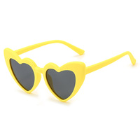 Fabricant de lunettes de soleil à verres polarisés unisexes en forme de cœur Lunettes de soleil anti-UV de créateur pour enfants et bébés filles