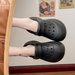 Vente en gros <span class=keywords><strong>pas</strong></span> <span class=keywords><strong>cher</strong></span> chaussures de plage EVA à bout rond sandales mules sabots chaussures pour femmes - Product Image 4