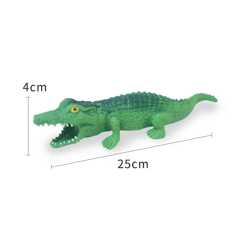 2022 New Design Crocodile Stretch Toy and alligator stretch Toy With magic sand inside slow release sand toy