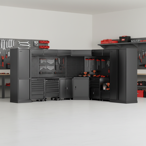 Armoire à outils modulaire robuste pour garage, en acier laminé à froid, revêtement en poudre écologique, capacité de charge de 500 kg - Personnalisable OBM/OEM - Product Image 6
