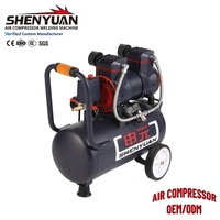 Compresseur d'air sans huile durable série SYW 0,75KW 8BAR 116PSI Mini compresseur d'air portable haute vitesse sans huile