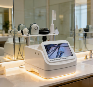 Analyseur de cuir chevelu haute fréquence 5-en-1 et appareil de massage pour la croissance des cheveux, dispositif de thérapie anti-chute de cheveux pour salon/usage domestique - Product Image 1