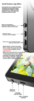 Miroir en temps réel téléphone Vlog Selfie moniteur Vlog écran d'affichage HD avec magnétique pour Smartphone