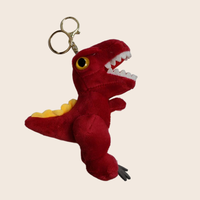 Dessin animé animaux dinosaures jouets en peluche petit dinosaure poupée cartable pendentif tyrannosaure Rex porte-clés dinosaure jouet pour enfants