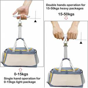 Báscula Digital Portátil de Acero Inoxidable Personalizada para Equipaje, 50 kg, Báscula Electrónica para Viajes - Product Image 3