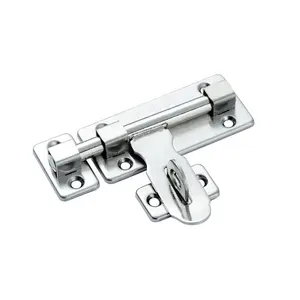 Weizhixing Bán Hàng Trực Tiếp Chất Lượng Cao Phong Cách B Thép Không Gỉ Trượt Cửa Gỗ Bolt Chốt Cửa Khóa An Ninh Thùng Tháp Bolt