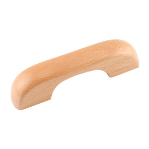 Solid Wood Cabinet Handle Beech Minimalist Design For <b>Wardrobe</b> Drawer Door Furniture Accessories - Product Image 1