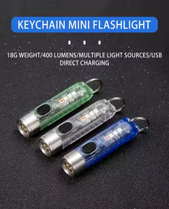 SMALL SUN Flashlight <b>Torch</b> Portable Keychain LED Flashlight <b>USB</b> Rechargeable High-Power Emergency Light for Outdoor Daily Use - Product Image 6