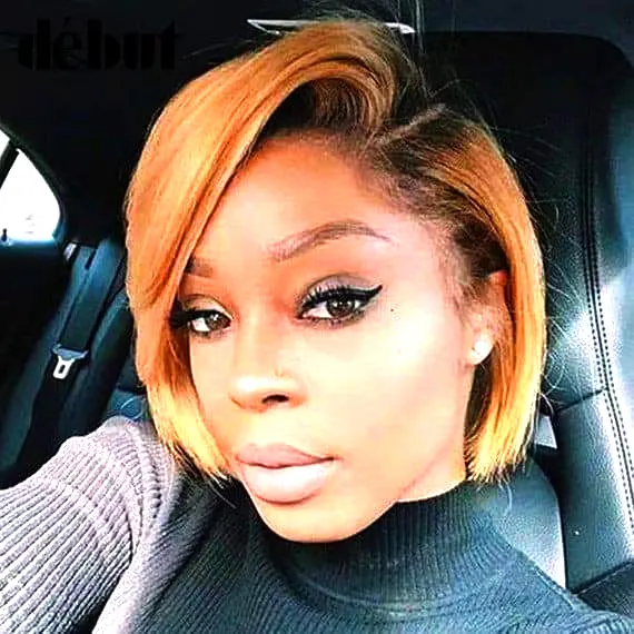 Ubeautyhair Straight Perruque Bob Short Pixie Cut Lace Human Wig Bleached Knots Lace Frontal 13x4 Pixie Wig With Baby Hair