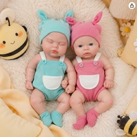Muñecas Bebé Reborn de Silicona Realistas de Cuerpo Completo, 13 Pulgadas, con Peso, Suaves y Realistas, Regalo para Niños Mayores de 3 Años