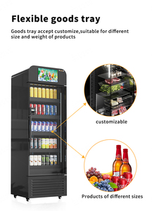 Thương mại thông minh tủ lạnh máy bán hàng tự động đóng băng bia đồ uống cửa kính hiển thị đồ uống bán hàng tự động tủ lạnh - Product Image 6