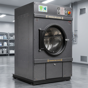 Séchoir à linge industriel entièrement automatique à grande capacité 35 kg, auto-nettoyant, électrique, 380 V triphasé - Product Image 3
