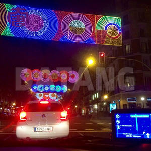 Luz LED personalizada para exteriores, impermeable IP65, luz de calle cruzada 2D para decoraciones navideñas LED, luz de decoración para festivales LED - Product Image 3