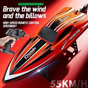 <span class=keywords><strong>Lancha</strong></span> Eléctrica RC con Motor de Escobillas, Alcance de Control Remoto de 200 <span class=keywords><strong>Metros</strong></span>, 55 km/h, Estilo Yate de Lujo, Barco de Carreras de Alta Velocidad - Product Image 2