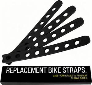 Sangles en caoutchouc pour <span class=keywords><strong>porte</strong></span>-vélos, pack noir, compatibles <span class=keywords><strong>Thule</strong></span> 534, conception extensible, bandes de transport polyvalentes - Product Image 3