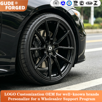 Jantes forgées GUDE DCTC 18-22 pouces 5x112 5x114.3 5x120 finition brillante pour BMW Mercedes Audi