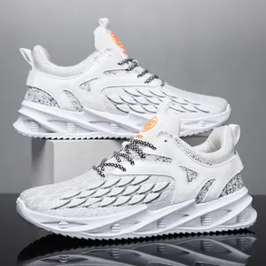Adit Spring Autumn Style Soft Fashion Sneakers Accept Customized Fitness Walking Shoes Casual Lace Up White Running Shoes Men