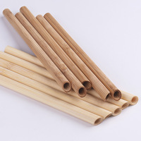 Pailles en bambou réutilisables à prix abordable pour Bubble Tea – Lot de 10 ou 50 – Écologiques, minimalistes, longueurs variées – Vaisselle durable
