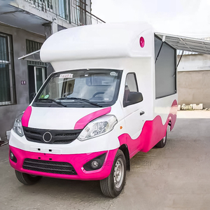 De alta calidad de la caravana de comida rápida coche móvil cocina café helado perro caliente Carro de gasolina camión de comida - Product Image 1