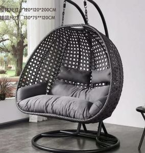 Silla colgante para el hogar para interiores/exteriores, Columpio de ratán con gota de orquídea para balcón, gimnasio, <span class=keywords><strong>Nido</strong></span> de Pájaro - Product Image 6