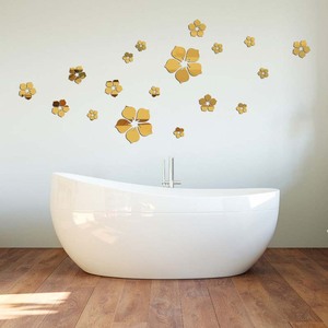 18Pcs/<strong>set</strong> 3D Acrylic <strong>Mirror</strong> <strong>Wall</strong> Stickers Bedroom Livingroom <strong>Wall</strong> Decoration DIY Hollowed Flower Shaped <strong>Wall</strong> <strong>Mirror</strong> Sticker - Product Image 3