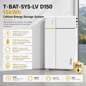 Sistema de Almacenamiento de Energía Solar para el Hogar <span class=keywords><strong>Solax</strong></span> Triple Power T-BAT-SYS-LV D150, Batería LiFePO4 de 15 kWh, Descarga Pico de 310 A - Product Image 1