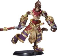 Figurine d'action Sun WuKong, design de dessin animé, mini figurine de collection en vinyle PVC écologique, jouet personnalisé du Roi Singe chinois, OEM