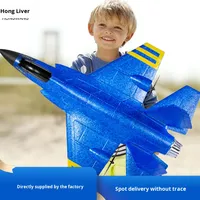 Avion de Chasse Télécommandé F35 Grand Modèle Amélioré, Vente en Gros de Cadeaux Uniques pour Enfants, Avion en Mousse Télécommandé