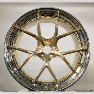 Llanta forjada en oro para mercedes-benz Maybatch G63 G55 G550 G350 G900 W463 Range Rover Rolls <span class=keywords><strong>Royce</strong></span> 2 piezas ruedas de coche de carreras de lujo - Product Image 4