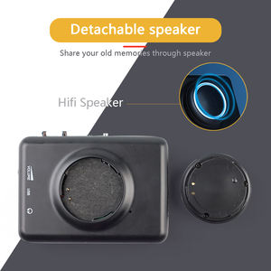 <span class=keywords><strong>เครื่องเล่น</strong></span><span class=keywords><strong>เทป</strong></span>คาสเซ็ตแบบพกพา รูปทรงกล้องโบราณ พร้อมพอร์ต USB แปลงเป็น MP3  มีลำโพงภายนอก 3 วัตต์ ถอดออกได้ - Product Image 3