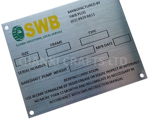 Etichetta personalizzata <span class=keywords><strong>in</strong></span> alluminio anodizzato avvertenza targhetta di pericolo targa <span class=keywords><strong>in</strong></span> acciaio inossidabile con incisione targhetta <span class=keywords><strong>in</strong></span> metallo con emblema ss - Product Image 6