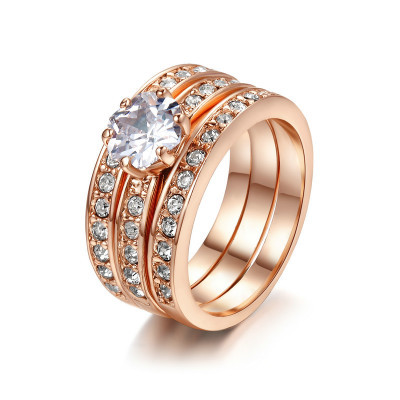 Venta al por mayor tres piezas anillos de matrimonio-Compre online los  mejores tres piezas anillos de matrimonio lotes de China tres piezas anillos  de matrimonio a mayoristas | Alibaba.com