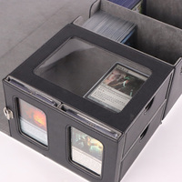 Boîte de rangement magnétique personnalisée en cuir PU Magic Factory Premium pour cartes CCG Sengtor, boîte de jeu portable, couleur personnalisée