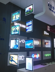 Acrylic Slim LED hộp đèn cho bất động sản & nhà hàng Bảng <span class=keywords><strong>Menu</strong></span> hiển thị tiêu thụ điện năng thấp treo khung hình - Product Image 3