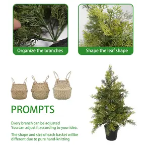 Garden Supplies Tree Artificial Cedar Topiary UV Rated Boxwood Artificial Bonsai Tree For Outdoor
