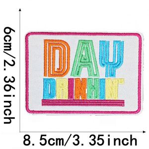 Patch brodé thermocollant rose Joyeux Noël Maman Danseuse Prière pour la décoration de manteau et de chapeau d'extérieur - Product Image 5