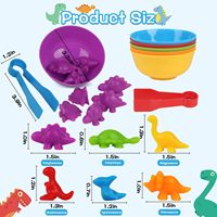 Jouets éducatifs pour enfants d'âge préscolaire, activités d'apprentissage, jeu de correspondance des couleurs et des animaux, jeu de comptage sensoriel pour bébés, jouets éducatifs Montessori