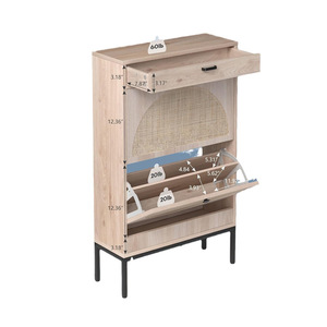 Pannello caldo mobili commercio estero europeo e americano ingresso transfrontaliero <span class=keywords><strong>cabina</strong></span> di scarpe all'ingrosso fabbrica di Rattan - Product Image 5