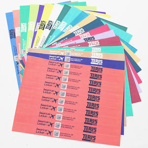 Promocional barato desechable de alta calidad de papel pulsera pulseras impresora para eventos - Product Image 1