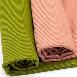 Tela de sarga 8S 100% algodón de alto gramaje, sin elasticidad, tejido grueso para ropa de trabajo, color caqui, en stock - Product Image 1