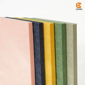 100% PET Polyester Soundproofing Acoustic Panel Colorful Acoustic Office Panels