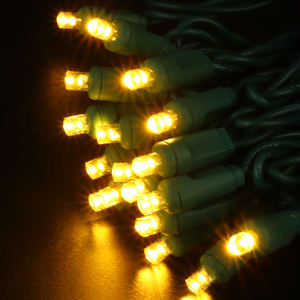 Màu đỏ đồng trục 5mm góc rộng lõm chuỗi đèn cho ngoài trời thương mại cấp mini LED Đèn giáng sinh 4 ''6'' 70 <span class=keywords><strong>100</strong></span> đèn - Product Image 1